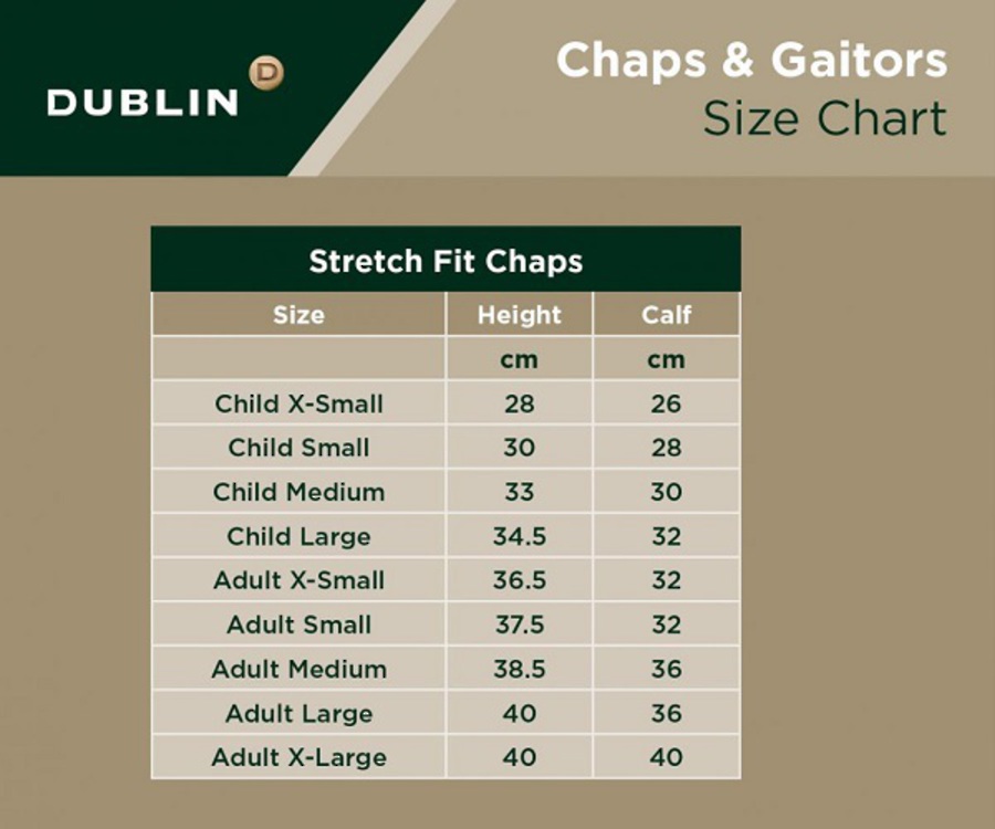 Dublin Stretch Fit Half Chaps image 1